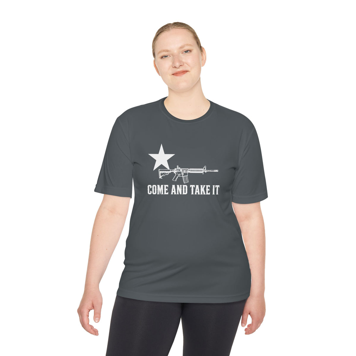 Come and Take It Rifle Men's Dry-Fit Performance Tee - Dark Colors