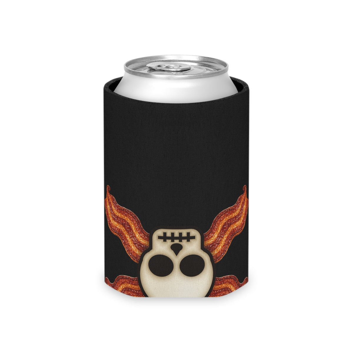 Bacon Jolly Roger Can Cooler