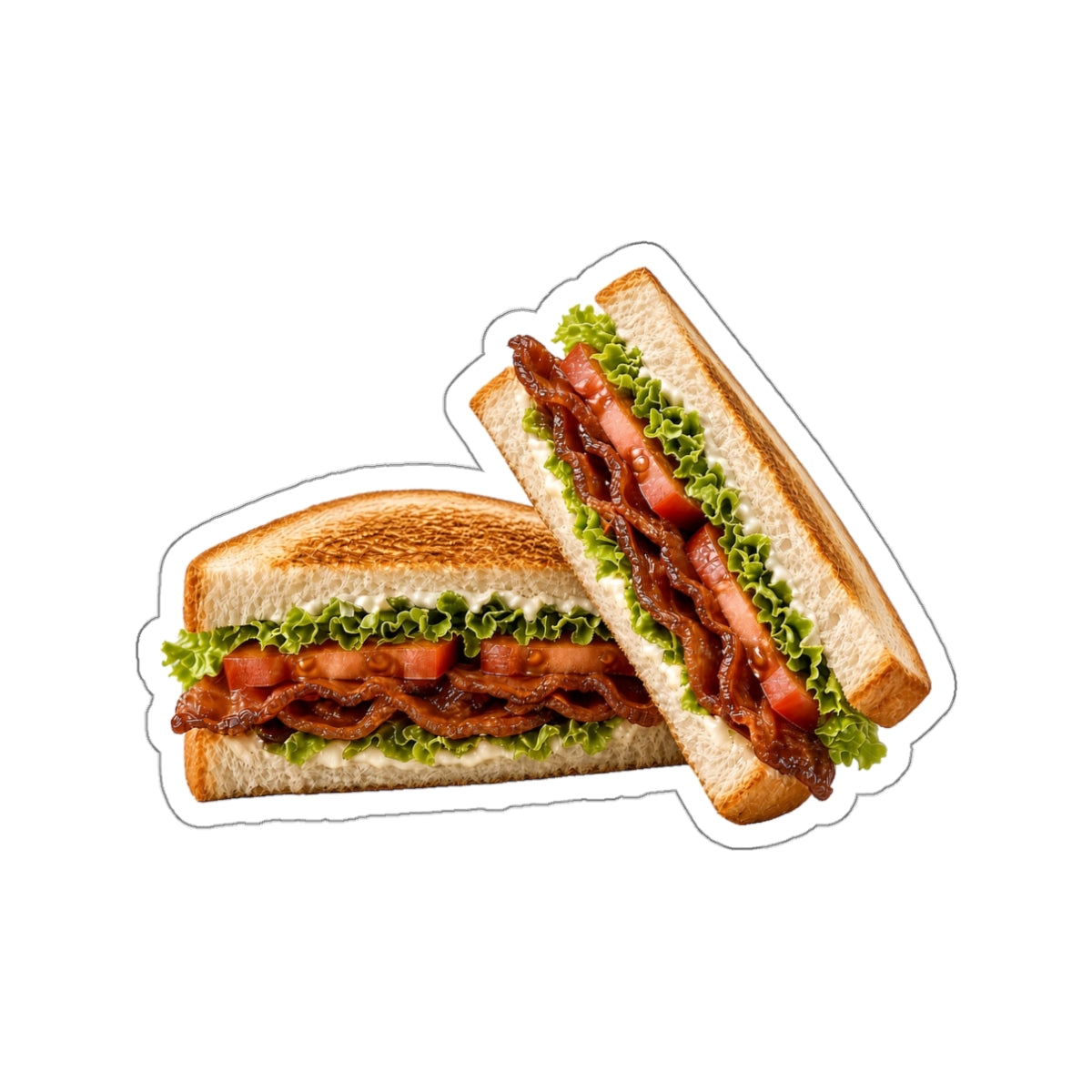 BLT Bacon Sandwich Die-Cut Sticker