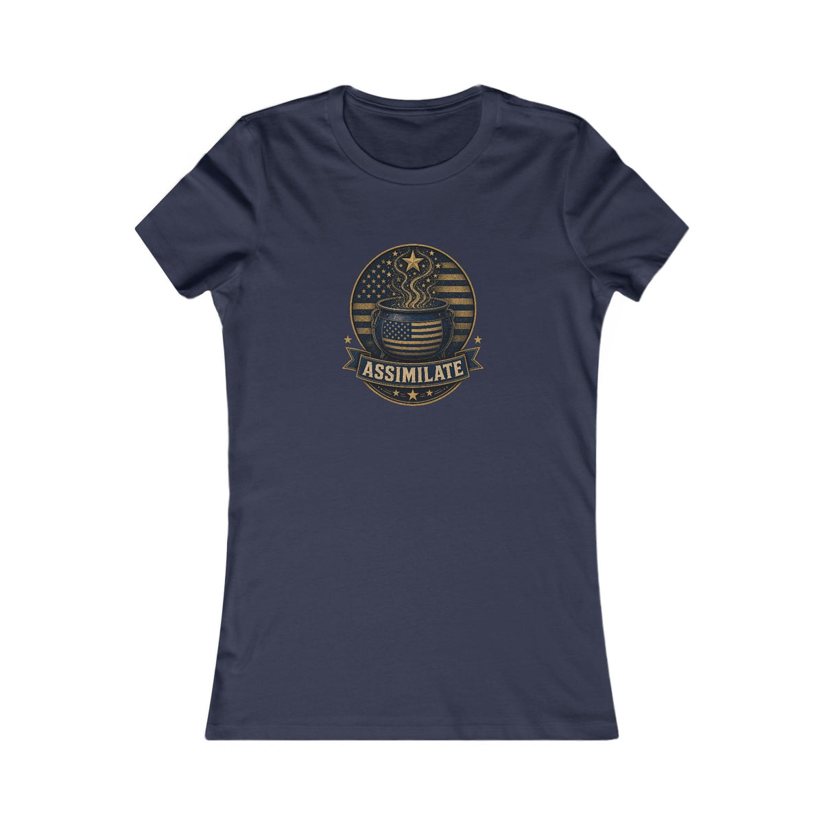 Assimilate Melting Pot Women's Slim Fit Tee
