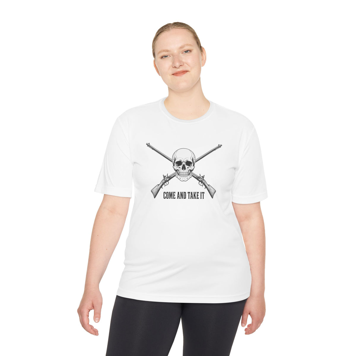 Come and Take It Jolly Roger Men's Dry-Fit Performance Tee