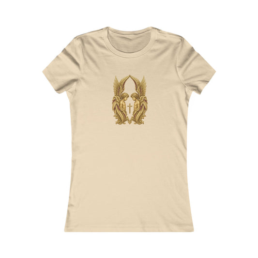Cherubim Pair Women's Slim Fit Tee