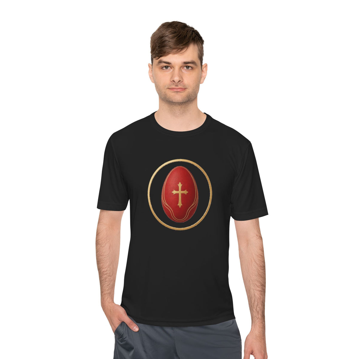He Is Risen Men's Dry-Fit Performance Tee
