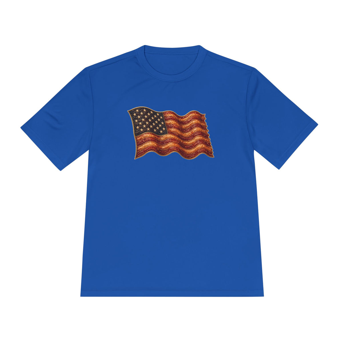 Bacon Flag Men's Dry-Fit Performance Tee