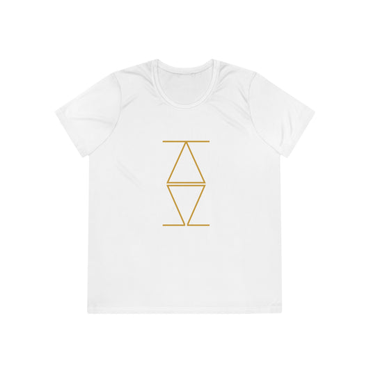 Alpha & Omega Holy Family Cross Women's Dry-Fit Performance Tee