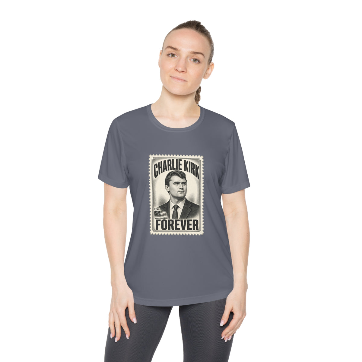 Charlie Kirk Prove Me Wrong Women's Dry-Fit Performance Tee