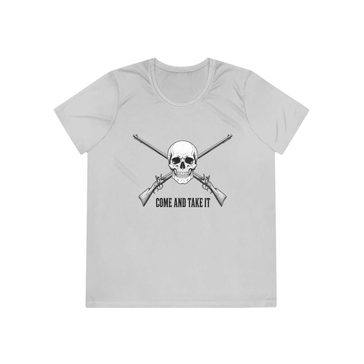 Come and Take It Jolly Roger Women's Dry-Fit Performance Tee