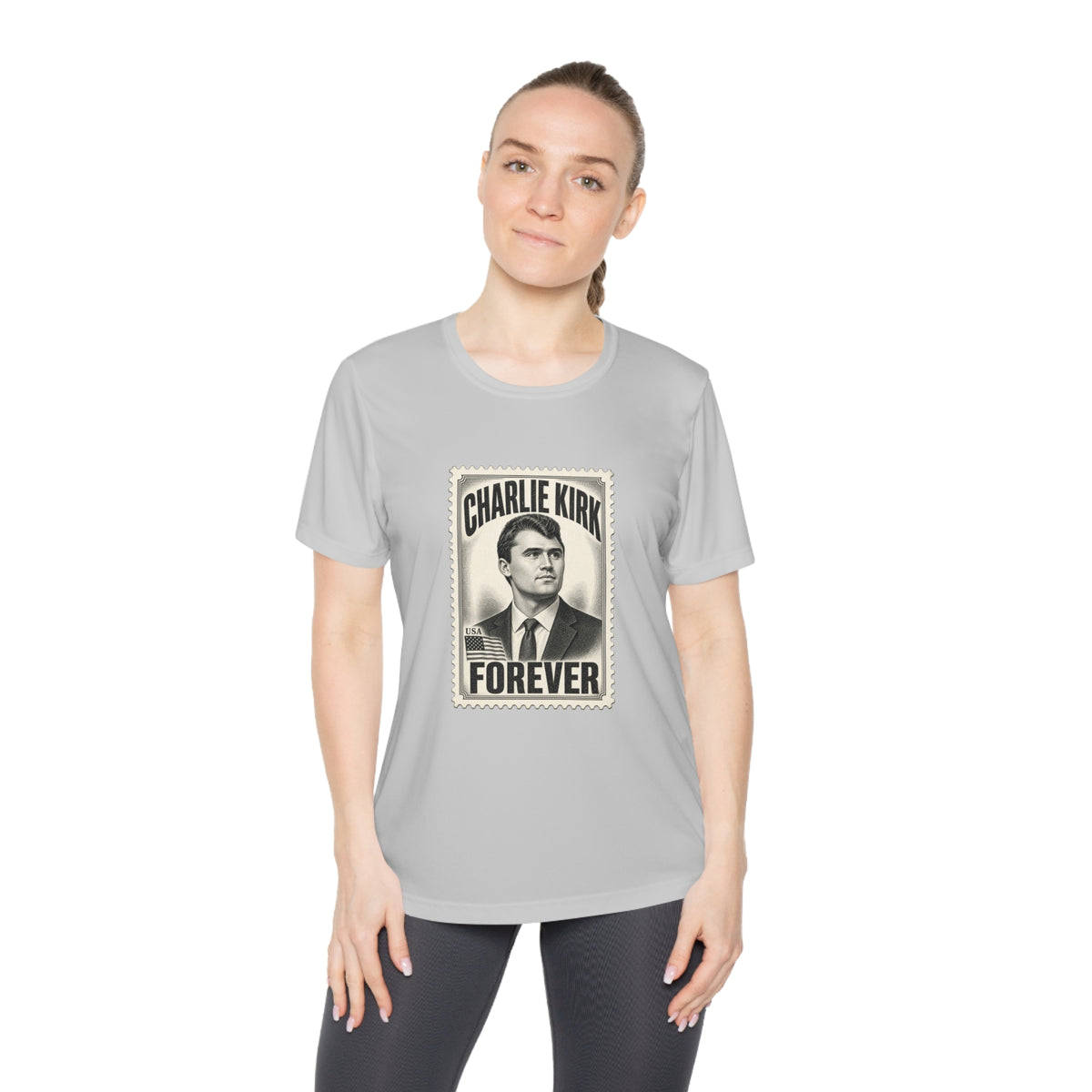 Charlie Kirk Prove Me Wrong Women's Dry-Fit Performance Tee