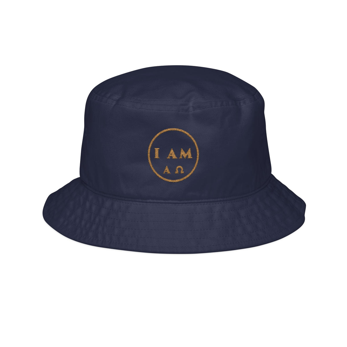 I AM Circle Embroidered Bucket Hat