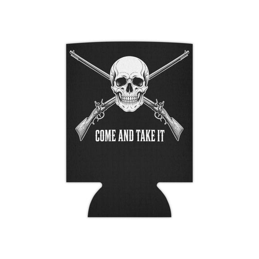 Come and Take It Jolly Roger Can Cooler