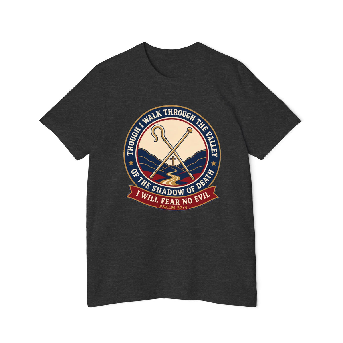 Fear No Evil Psalm 23:4 Lightweight Tee