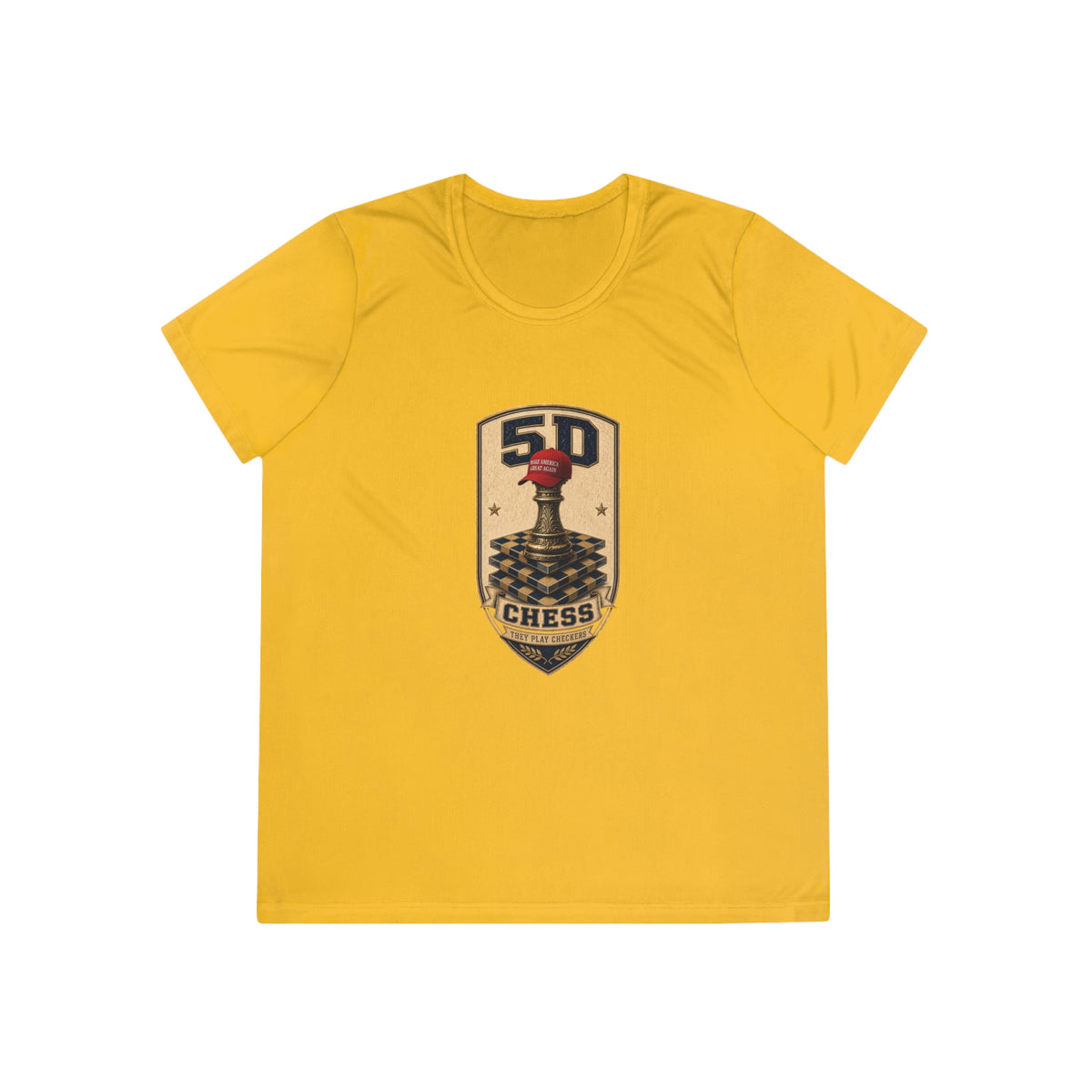 5D Chess Badge Women's Dry-Fit Performance Tee