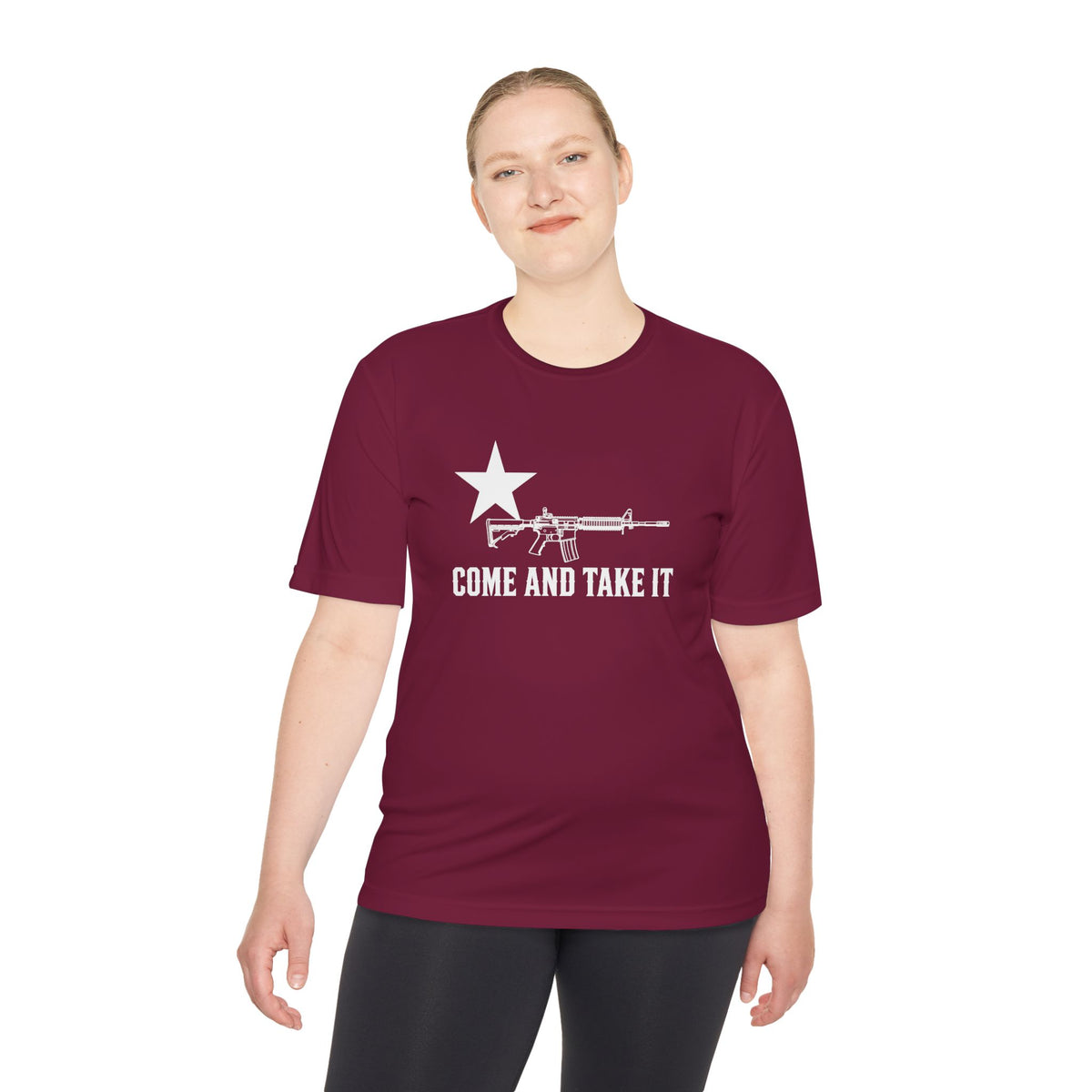 Come and Take It Rifle Men's Dry-Fit Performance Tee - Dark Colors