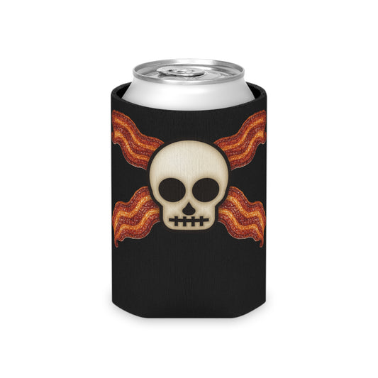 Bacon Jolly Roger Can Cooler