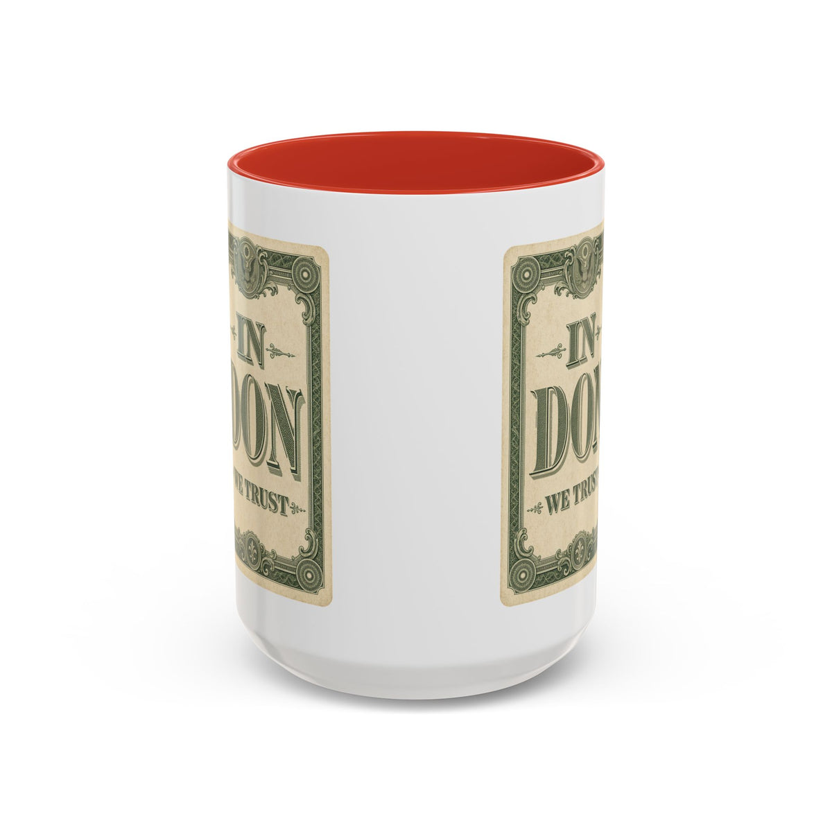 In Don We Trust Card Accent Mug