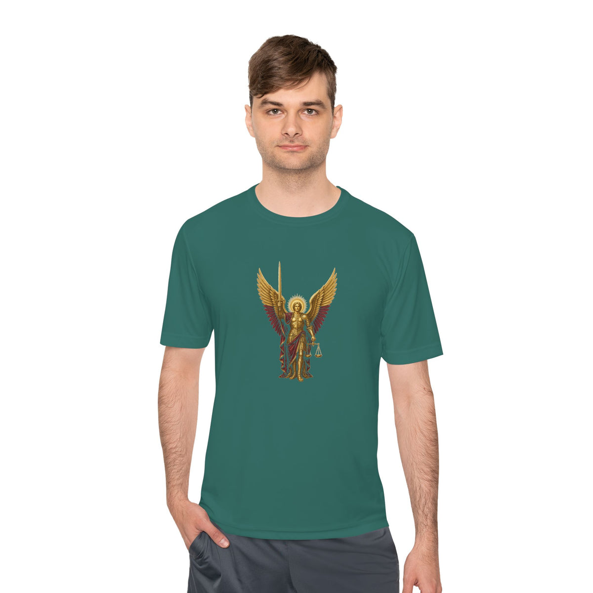 Archangel Michael Men's Dry-Fit Performance Tee