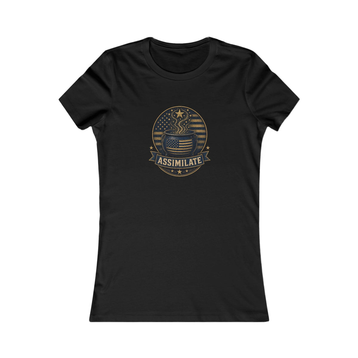 Assimilate Melting Pot Women's Slim Fit Tee