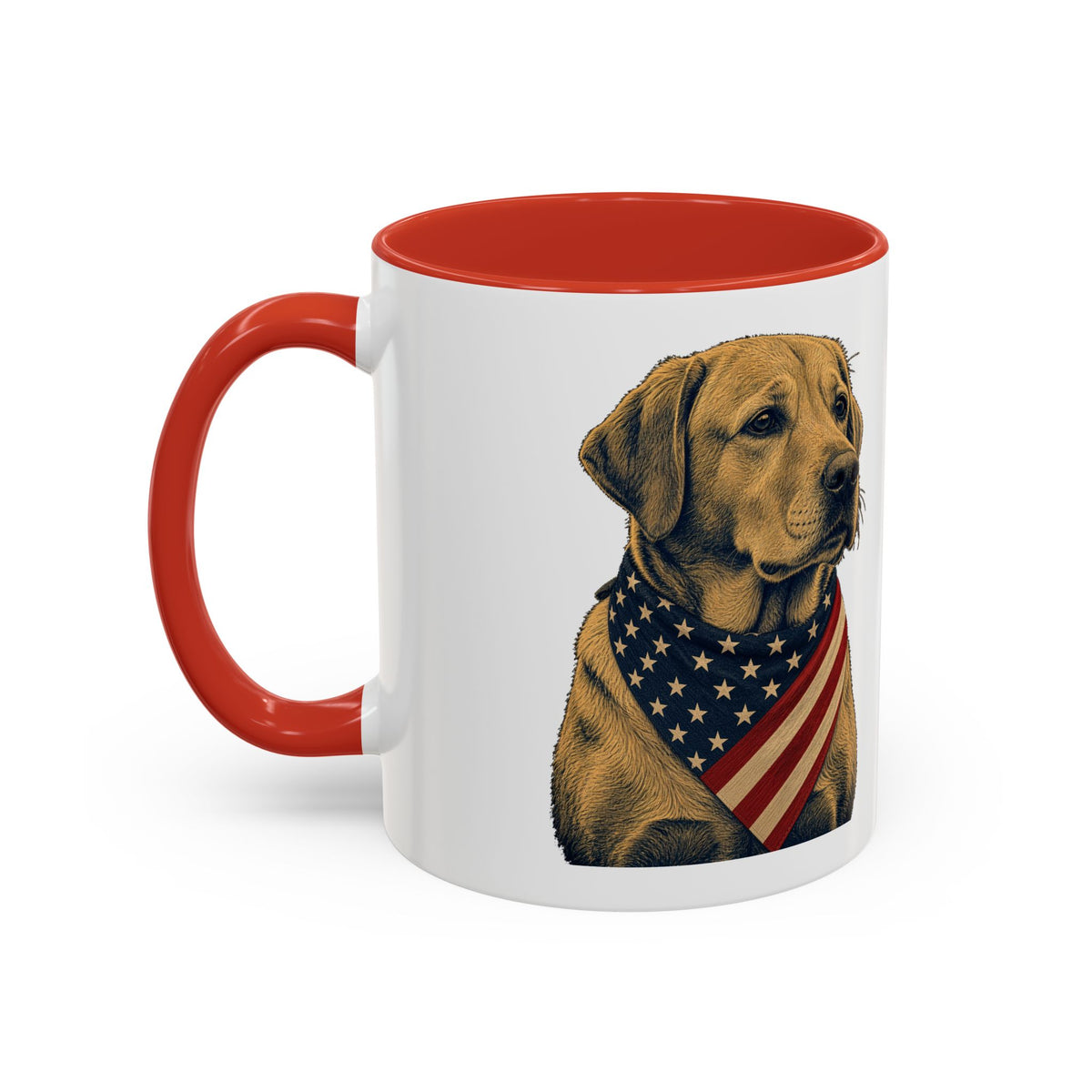 Patriotic Lab Accent Mug