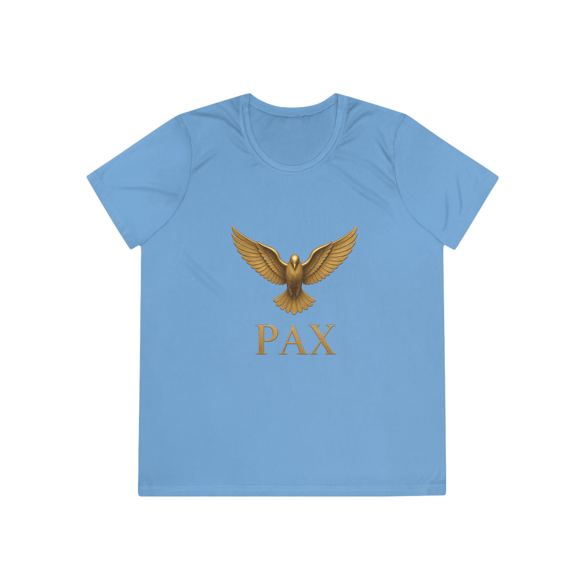 Chi-Rho AGLA Jerusalem Cross Women's Dry-Fit Performance Tee