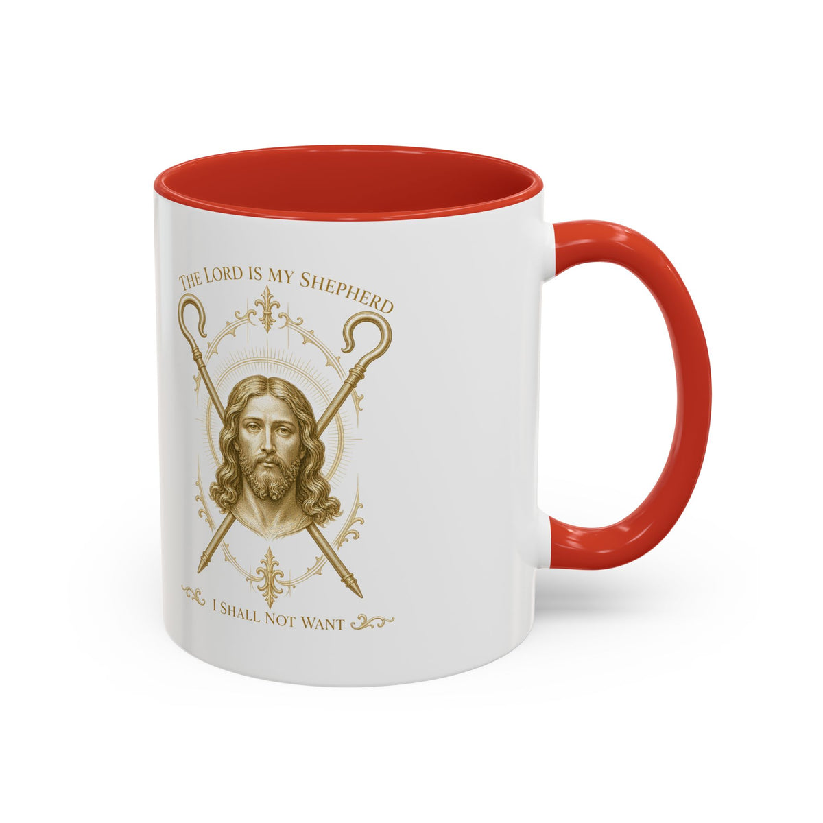 The Lord Is My Shepherd Psalm 23:1 Accent Mug