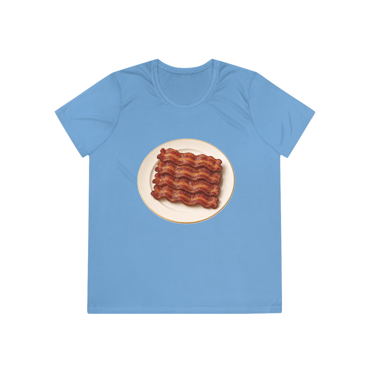 Bacon Stack Plate Women's Dry-Fit Performance Tee