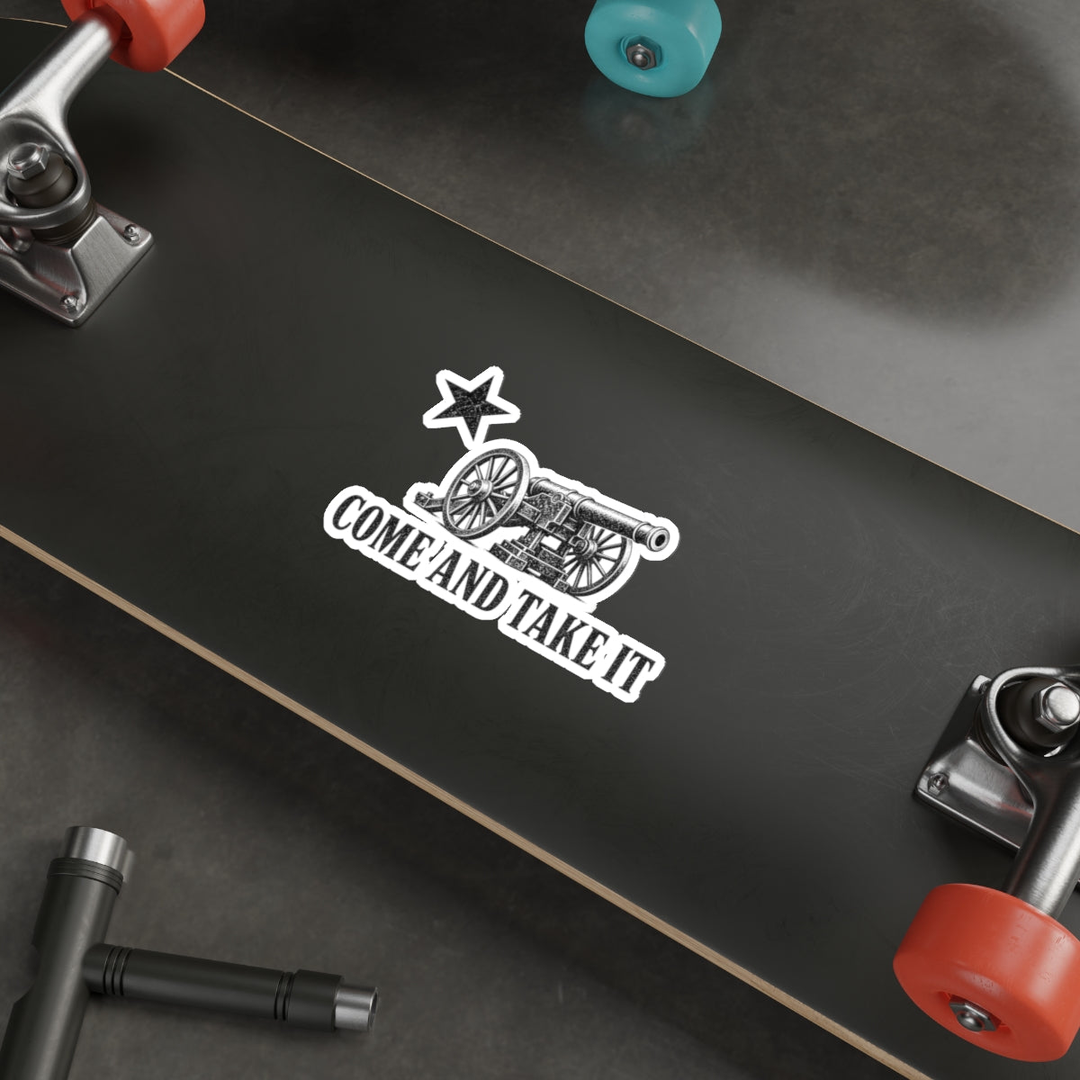 Come and Take It Cannon Die-Cut Sticker