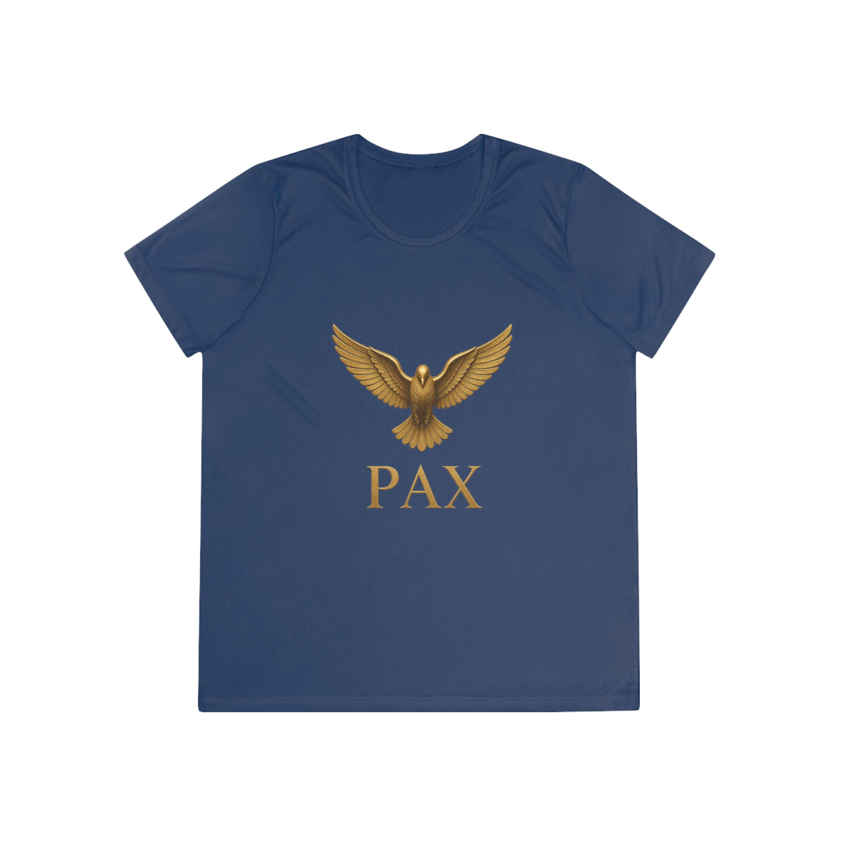 Chi-Rho AGLA Jerusalem Cross Women's Dry-Fit Performance Tee