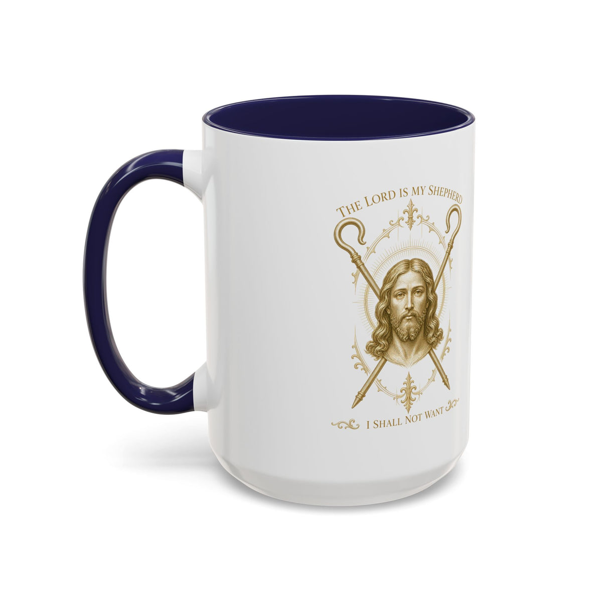 The Lord Is My Shepherd Psalm 23:1 Accent Mug