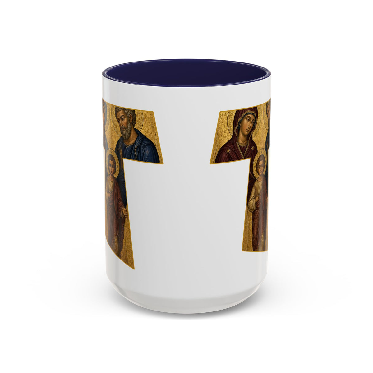 Holy Family Tau Accent Mug