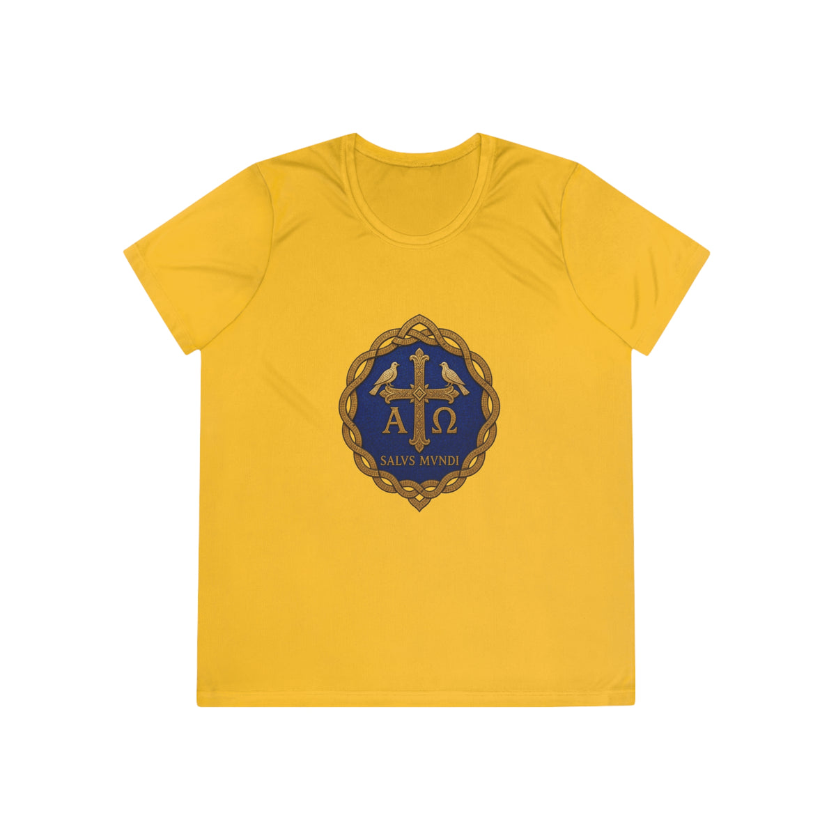 Salus Mundi Mosaic Cross Women's Dry-Fit Performance Tee