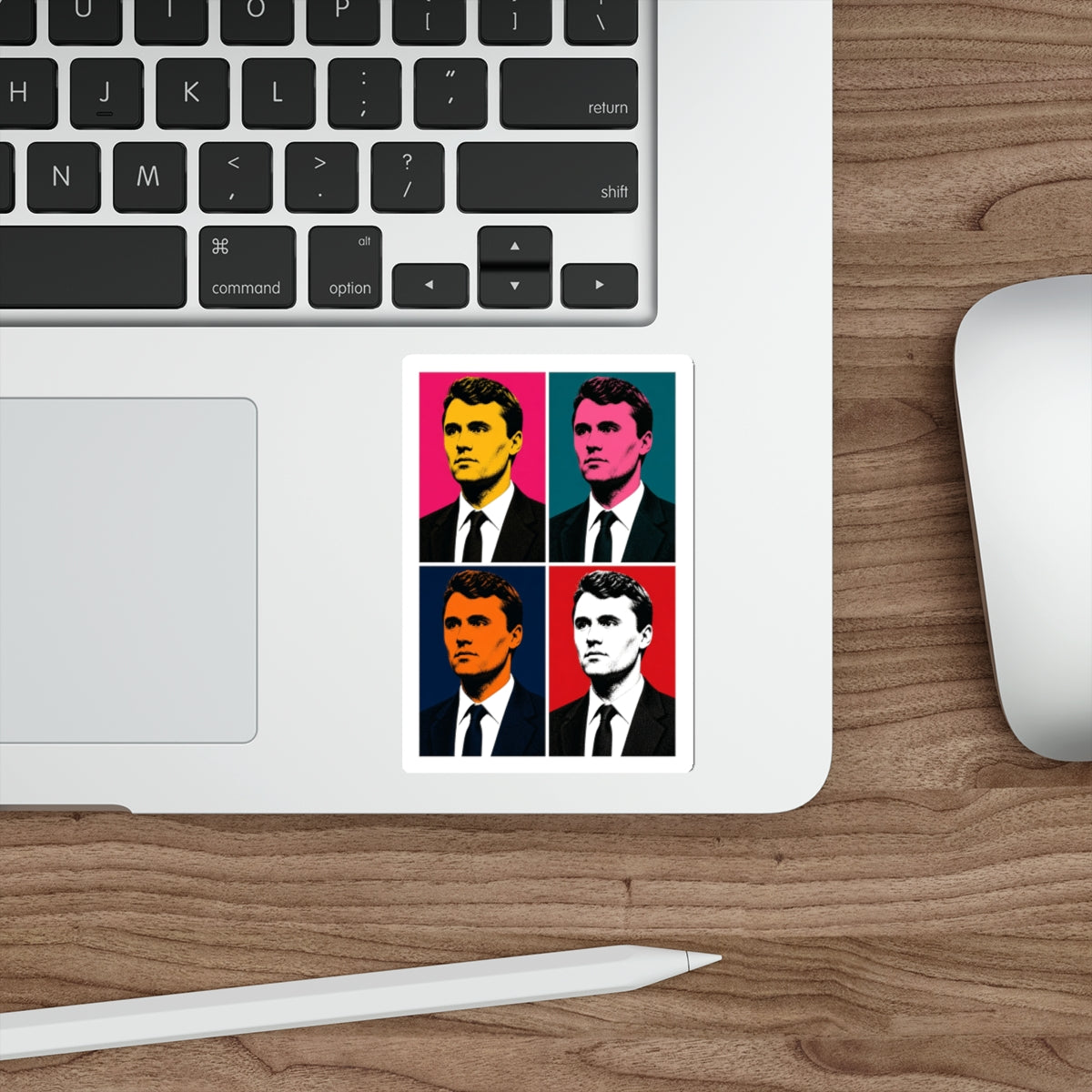 Charlie Pop Art Die-Cut Sticker