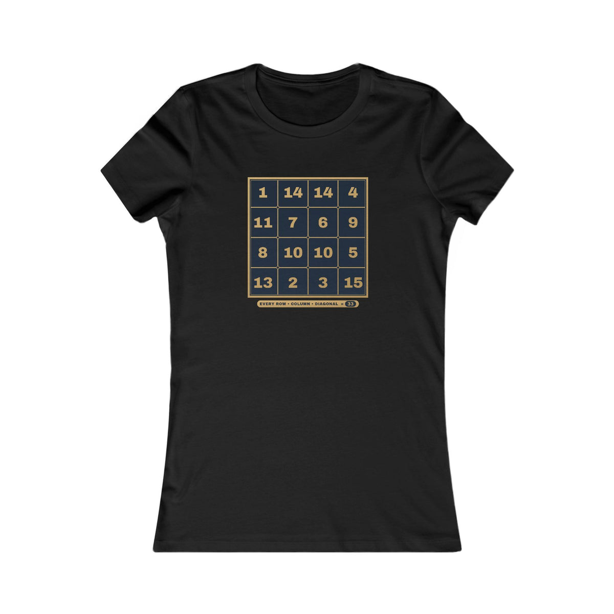 Magic Square 33 Alpha & Omega Women's Slim Fit Tee