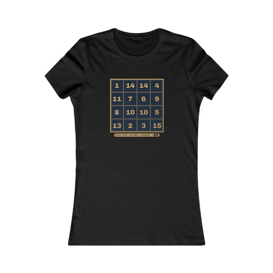 Magic Square 33 Alpha & Omega Women's Slim Fit Tee