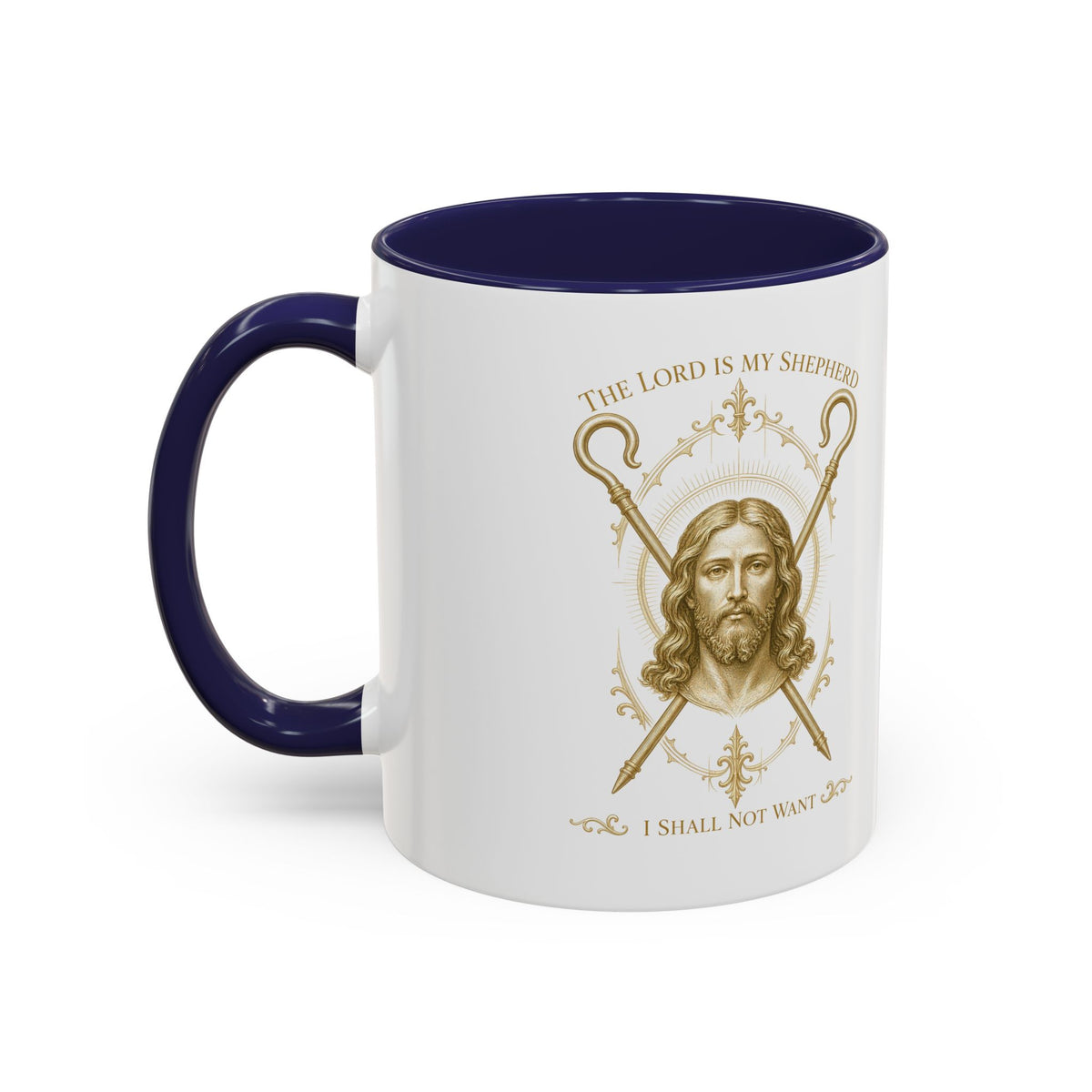 The Lord Is My Shepherd Psalm 23:1 Accent Mug