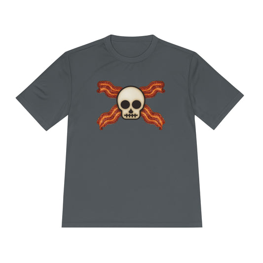 Bacon Jolly Roger Men's Dry-Fit Performance Tee