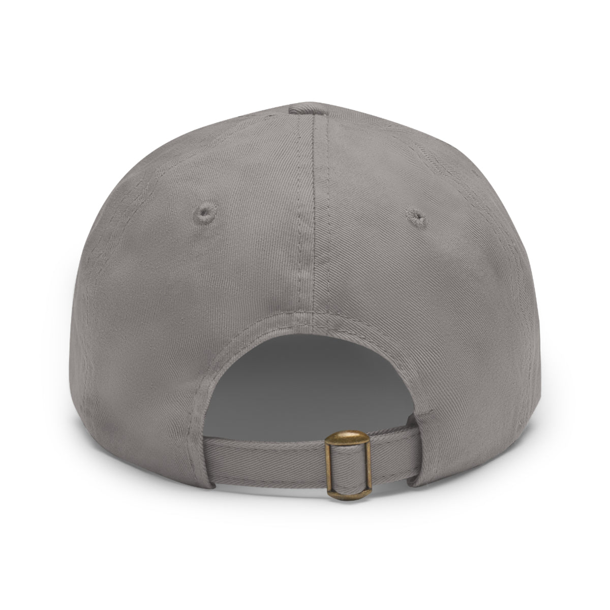America First Badge Faux Leather Patch Dad Hat