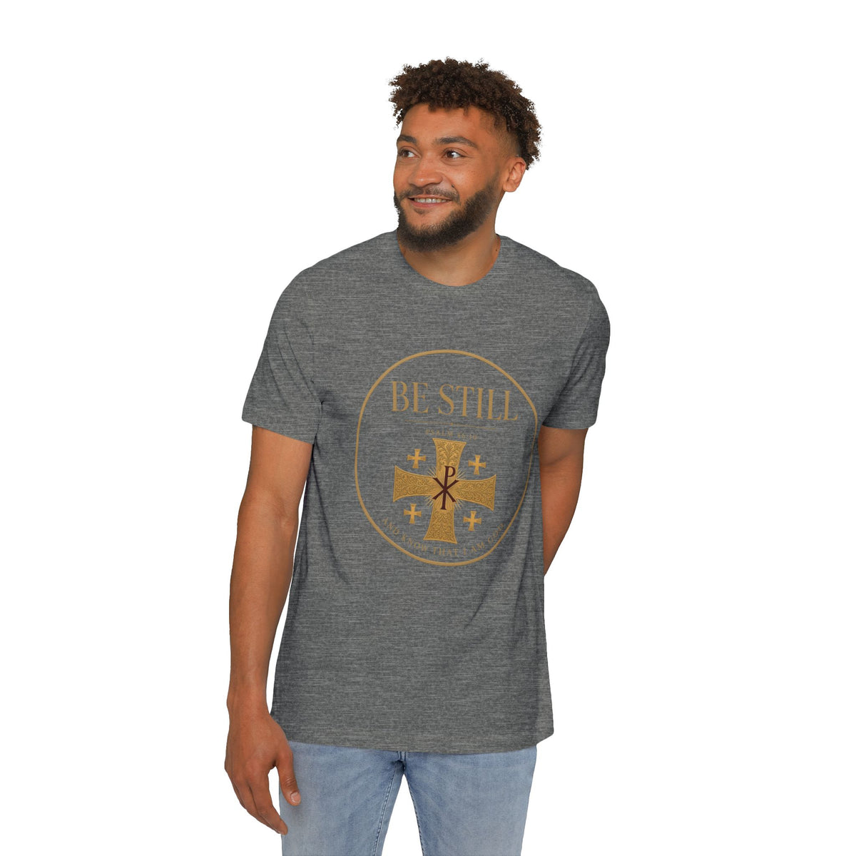 Be Still Psalm 46:10 Lightweight Tee