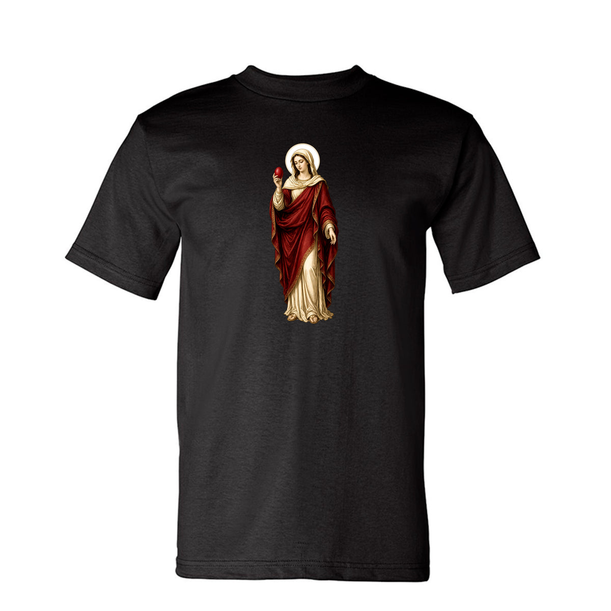 Mary Magdalene Tee in Black – front