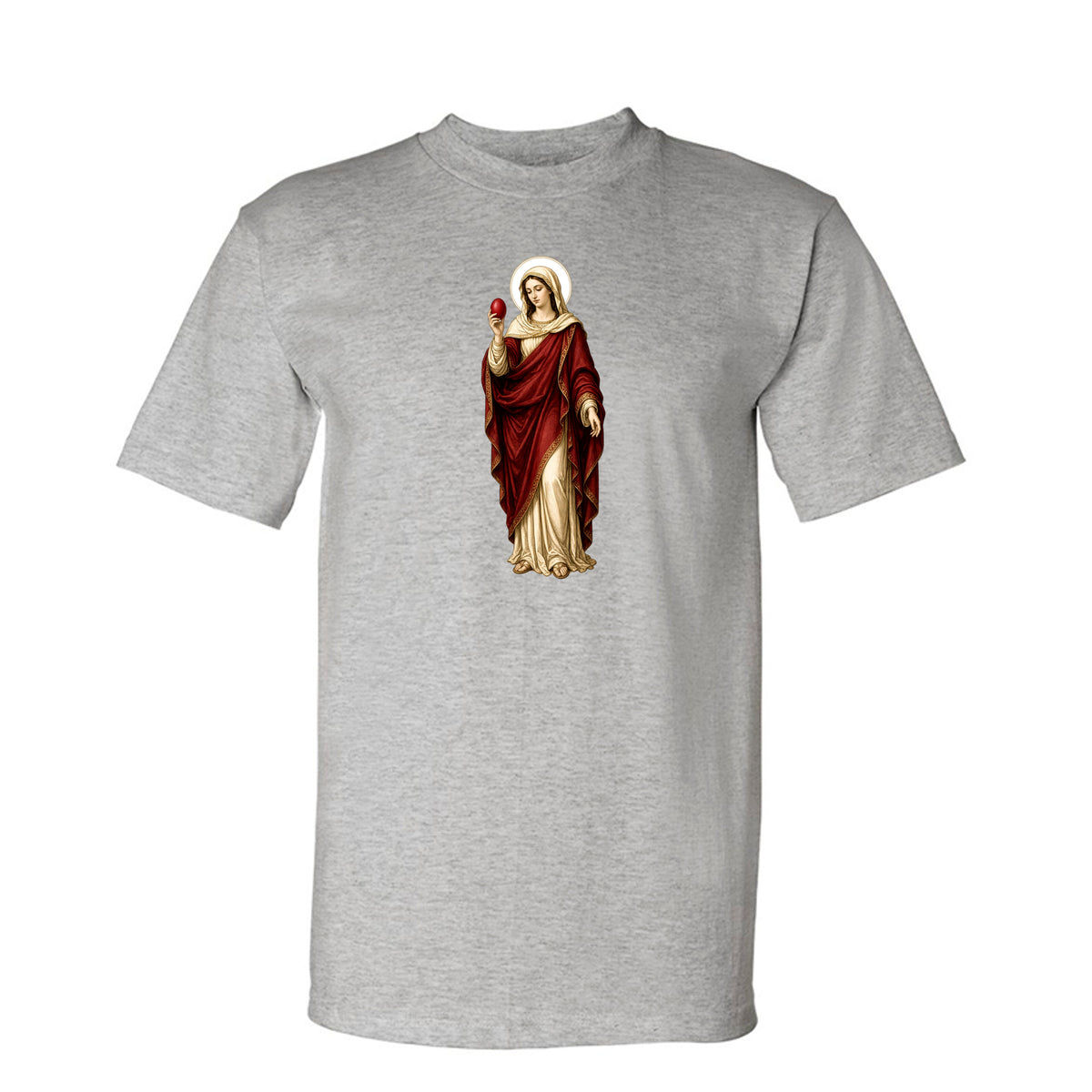 Mary Magdalene Tee in Dark Ash – front
