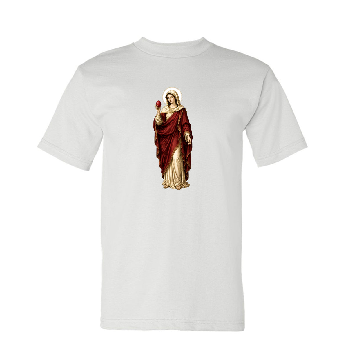 Mary Magdalene Tee in White – front