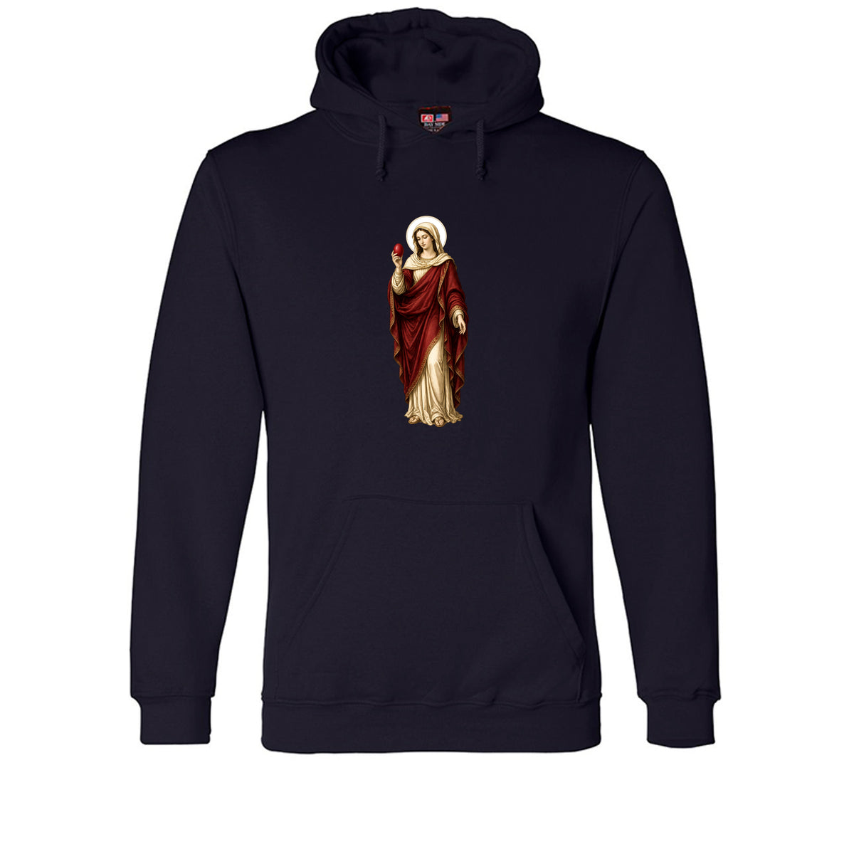 Mary Magdalene Hoodie in Navy – front