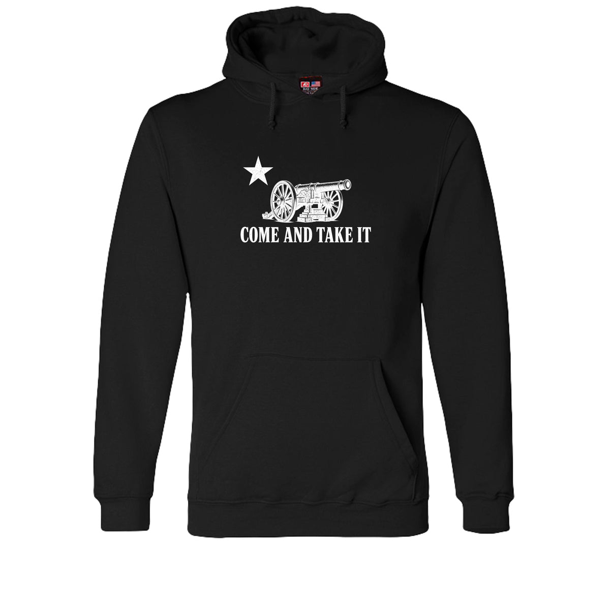 Come and Take It Cannon Hoodie in Black – front